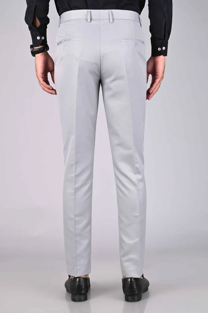 🔥👖High Stretch Men's Classic Pant For Men (LIGHT GREY) 💖