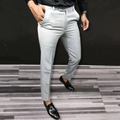 🔥👖High Stretch Men's Classic Pant For Men (LIGHT GREY) 💖